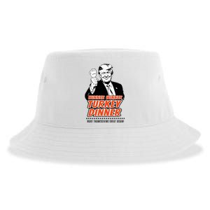 Trump Winner Funny Winner Turkey Dinner Thanksgiving Sustainable Bucket Hat