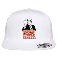 Trump Winner Funny Winner Turkey Dinner Thanksgiving Flat Bill Trucker Hat