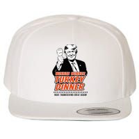 Trump Winner Funny Winner Turkey Dinner Thanksgiving Wool Snapback Cap