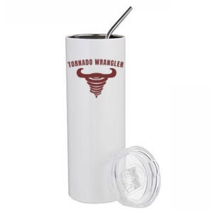 Tornado Wrangler Funny Design Stainless Steel Tumbler