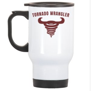 Tornado Wrangler Funny Design Stainless Steel Travel Mug