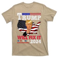 Trump Will Fix It Trump 2024 Proud To Be Garbage Vote Trump T-Shirt