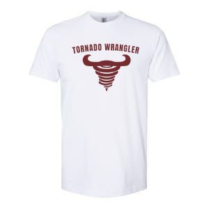 Tornado Wrangler Funny Design Softstyle CVC T-Shirt