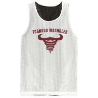 Tornado Wrangler Funny Design Mesh Reversible Basketball Jersey Tank