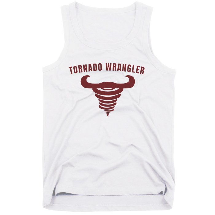 Tornado Wrangler Funny Design Tank Top