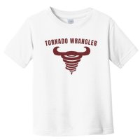 Tornado Wrangler Funny Design Toddler T-Shirt