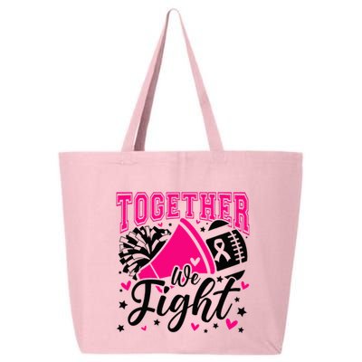 Together We Fight Breast Cancer Awareness Pink Ribbon 25L Jumbo Tote