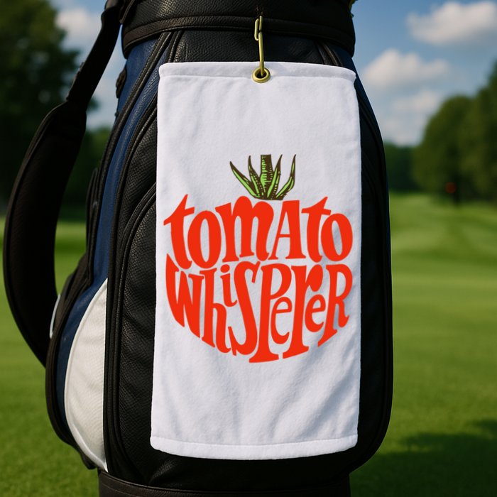 Tomato Whisperer For Gardening Enthusiasts Golf Towel