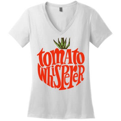 Tomato Whisperer For Gardening Enthusiasts Women's V-Neck T-Shirt