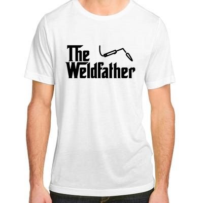 The Weldfather Funny Welder Welding Saying Welders Adult ChromaSoft Performance T-Shirt