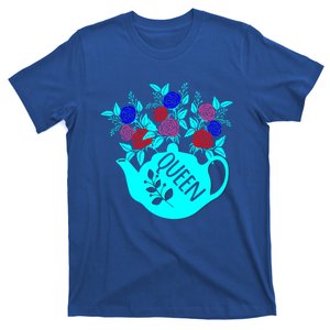 Teapot With Floral Bouquet Queen For Wonder Grandma Or Mom Gift T-Shirt