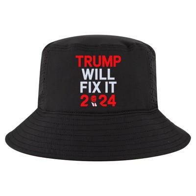 Trump Will Fix It Election 2024 Cool Comfort Performance Bucket Hat