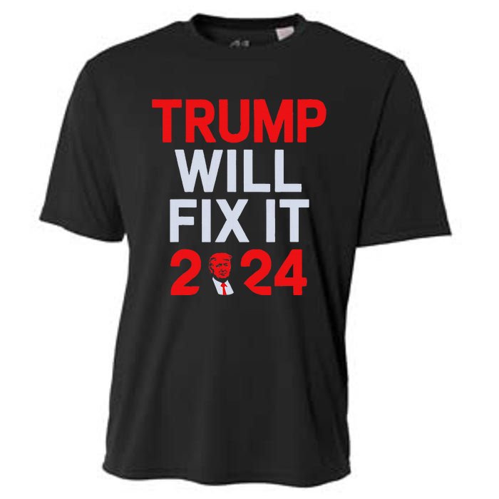 Trump Will Fix It Election 2024 Cooling Performance Crew T-Shirt