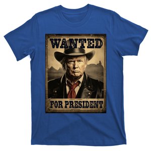 Trump Wanted For Second Term 2024 Western Cow Funny Trump Funny Gift T-Shirt