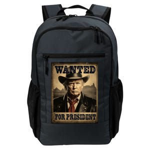 Trump Wanted For Second Term 2024 Western Cow Funny Trump Funny Gift Daily Commute Backpack