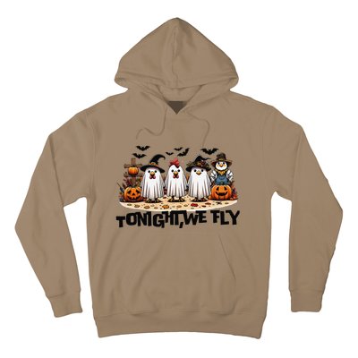 Tonight We Fly Chicken Farm Animal Lover Halloween Hoodie