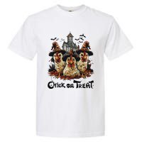 Tonight We Fly Halloween Chicken Fall Farm Animals Garment-Dyed Heavyweight T-Shirt