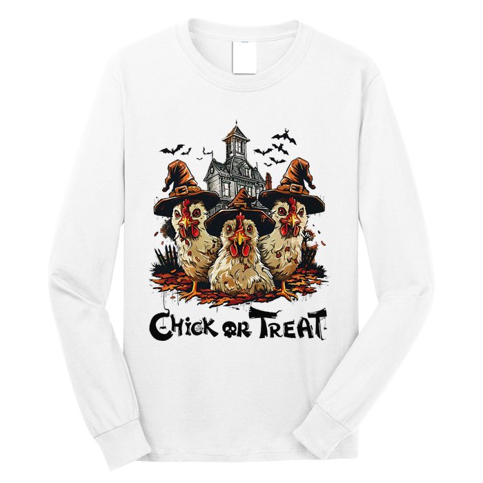 Tonight We Fly Halloween Chicken Fall Farm Animals Long Sleeve Shirt