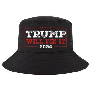 Trump Will Fix It 2024 Cool Comfort Performance Bucket Hat