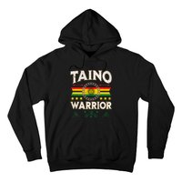 Taino Warrior Flag Native American Arawak Boriken Borinquen Hoodie