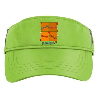 Thanksgiving Words Family Thankful Blessings Gather Meaningful Gift Adult Drive Performance Visor