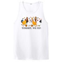 Tonight We Fly Funny Chicken Halloween Costume Spooky Season PosiCharge Competitor Tank