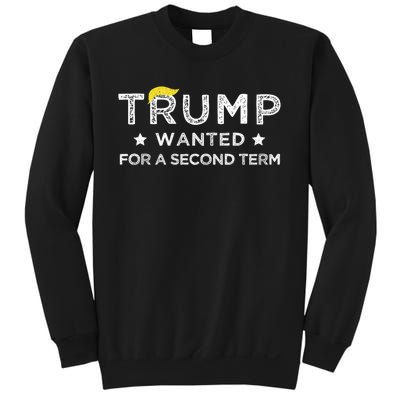 Trump Wanted For Second Term 2024 45 47 Squared Donald Trump For President Sweatshirt