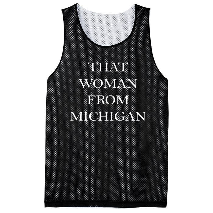 That Woman From Michigan Mesh Reversible Basketball Jersey Tank