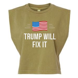 Trump Will Fix It Garment-Dyed Women's Muscle Tee