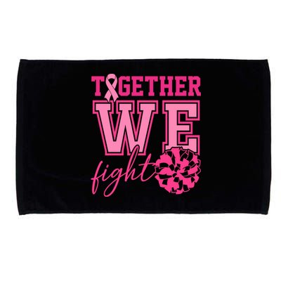 Together We Fight Cheer Team Breast Cancer Microfiber Hand Towel