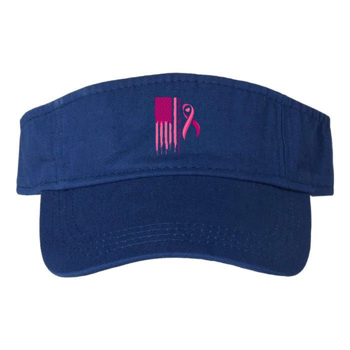 Together We Fight Together We Win Breast Cancer Support Gift Valucap Bio-Washed Visor