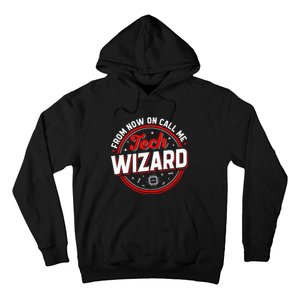 Tech Wizard Funny Computer Repair & IT Support Programmers Hoodie