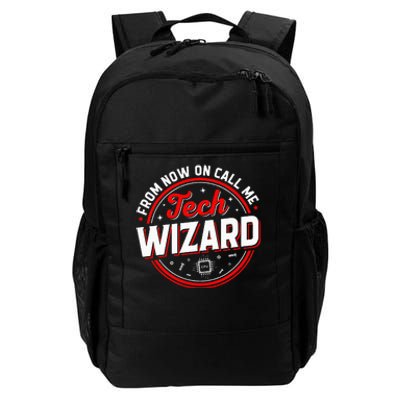 Tech Wizard Funny Computer Repair & IT Support Programmers Daily Commute Backpack