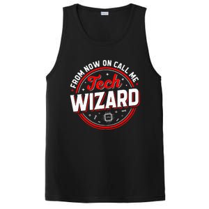 Tech Wizard Funny Computer Repair & IT Support Programmers PosiCharge Competitor Tank