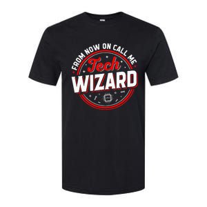 Tech Wizard Funny Computer Repair & IT Support Programmers Softstyle CVC T-Shirt