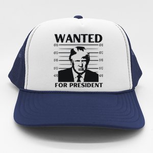 Trump Wanted For President Im Voting For Trump 2024 Trucker Hat