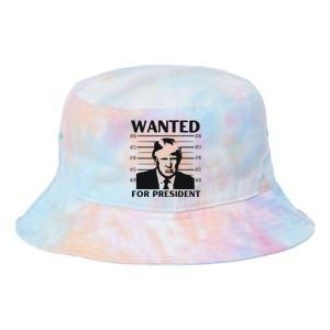 Trump Wanted For President Im Voting For Trump 2024 Tie Dye Newport Bucket Hat