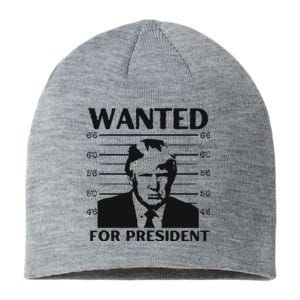 Trump Wanted For President Im Voting For Trump 2024 Sustainable Beanie