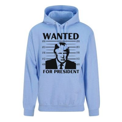 Trump Wanted For President Im Voting For Trump 2024 Unisex Surf Hoodie