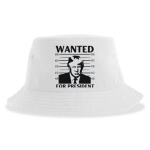 Trump Wanted For President Im Voting For Trump 2024 Sustainable Bucket Hat