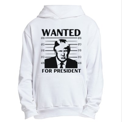 Trump Wanted For President Im Voting For Trump 2024 Urban Pullover Hoodie