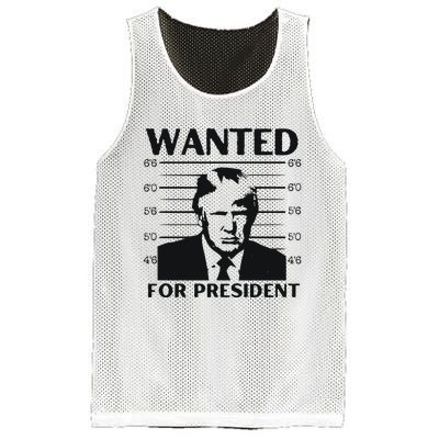 Trump Wanted For President Im Voting For Trump 2024 Mesh Reversible Basketball Jersey Tank