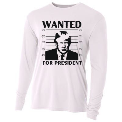 Trump Wanted For President Im Voting For Trump 2024 Cooling Performance Long Sleeve Crew