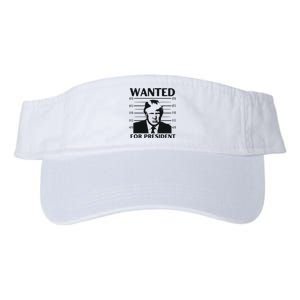 Trump Wanted For President Im Voting For Trump 2024 Valucap Bio-Washed Visor