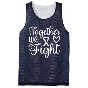 Together We Fight Breast Cancer Awareness Mesh Reversible Basketball Jersey Tank