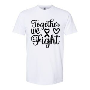 Together We Fight Breast Cancer Awareness Softstyle CVC T-Shirt