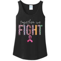 Together We Fight Breast Cancer Awareness Pink Ribbon Ladies Essential Tank