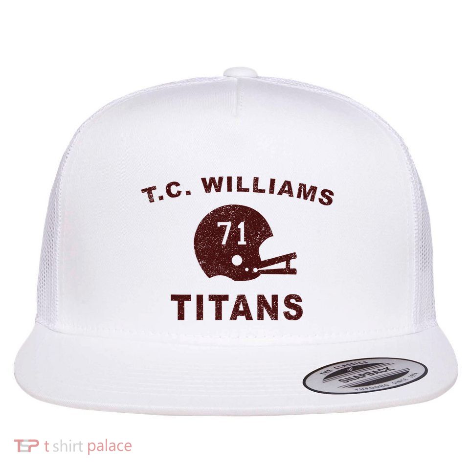 T.C. Williams Football Helmet Flat Bill Trucker Hat