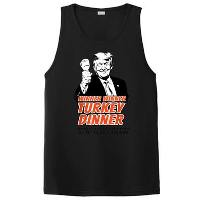 Trump Winner Funny Winner Turkey Dinner Thanksgiving PosiCharge Competitor Tank