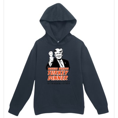 Trump Winner Funny Winner Turkey Dinner Thanksgiving Urban Pullover Hoodie